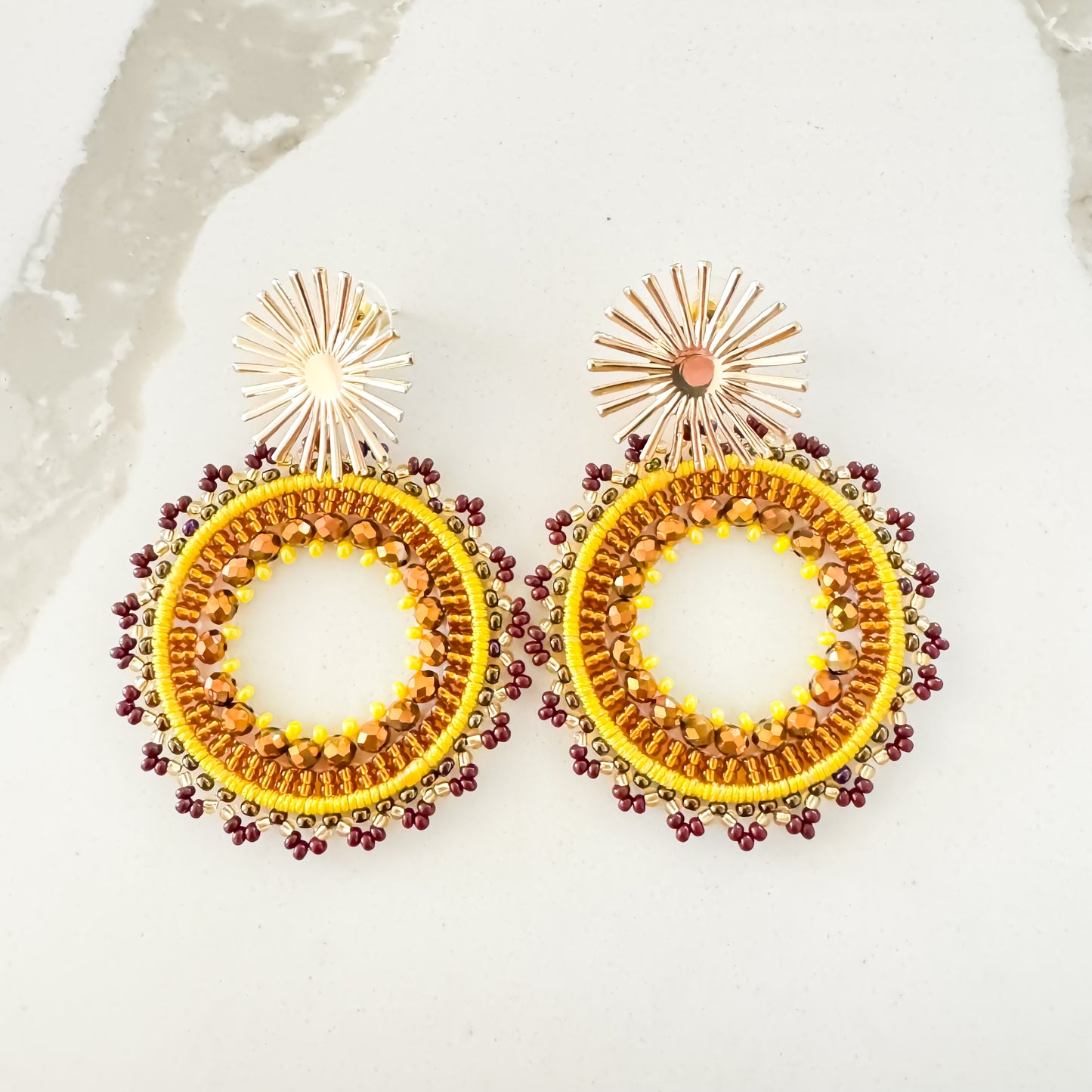 Sol y arena Earrings