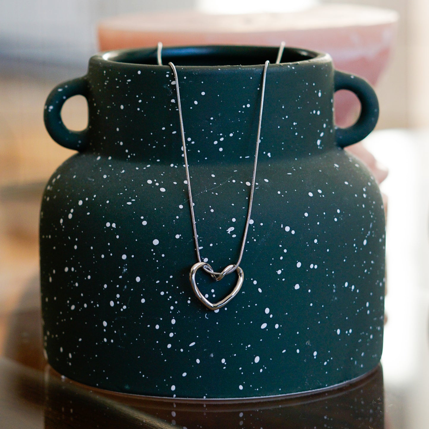 Hollow Heart Necklace